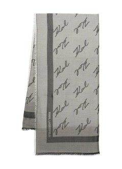 karl lagerfeld neckwear womank monogram degrade jkrd scarf - a3w33048 989