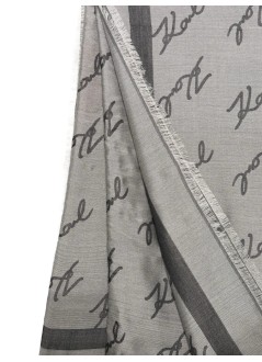 karl lagerfeld neckwear womank monogram degrade jkrd scarf - a3w33048 989