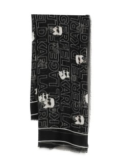 karl lagerfeld neckwear womanikon modal scarf - a3w33065 999