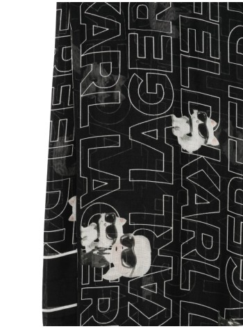 karl lagerfeld neckwear womanikon modal scarf - a3w33065 999 2