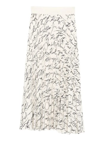 karl lagerfeld falda mujer commercial pleated skirt - a3w12016 2cp