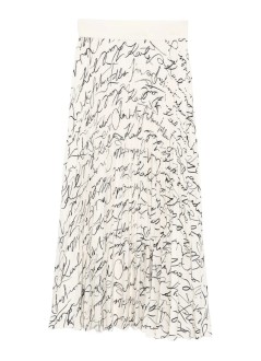 karl lagerfeld skirt womancommercial pleated skirt - a3w12016 2cp