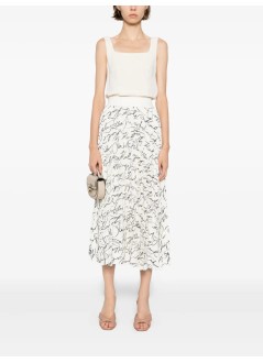 karl lagerfeld skirt womancommercial pleated skirt - a3w12016 2cp