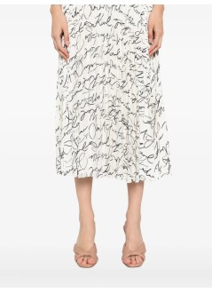 karl lagerfeld skirt womancommercial pleated skirt - a3w12016 2cp