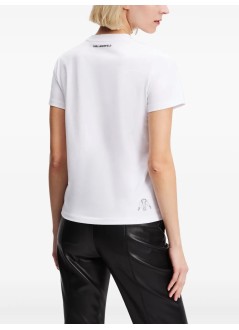 karl lagerfeld top womankarl series t shirt - a3w17099 100
