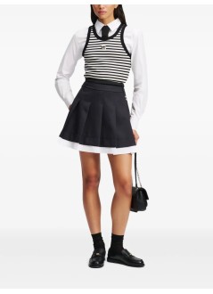 karl lagerfeld top mujer ikon ribbed tank - a3w17079 1ug