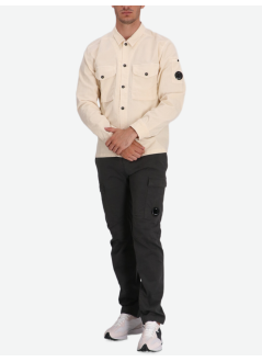 c.p.company outerwear manovershirt in corduroy - 19cmos072a006410o 402