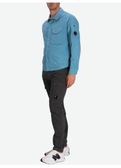 c.p.company outerwear hombre overshirt in chrome - r - 19cmos089a005904g 815