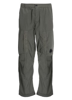 c.p.company pant  mancargo pant in chrome - r - 19cmpa152a005904g 921