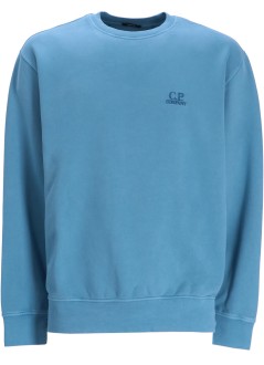 c.p.company sweater mansweatshirts crew neck in brushed emerized diagonal fleece - 19cmss718b006372r 815