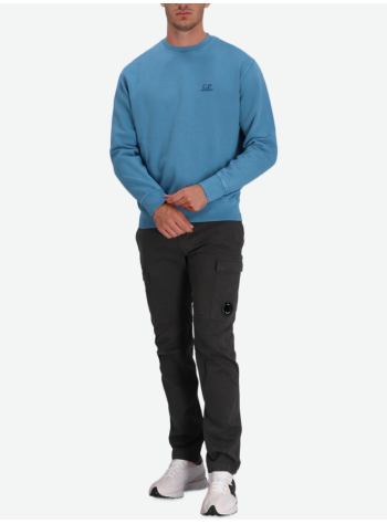 c.p.company sudadera hombre sweatshirts crew neck in brushed emerized diagonal fleece - 19cmss718b006372r 815 2