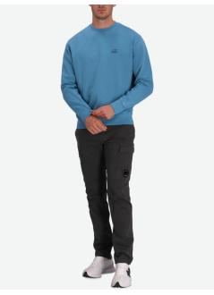 c.p.company sweater mansweatshirts crew neck in brushed emerized diagonal fleece - 19cmss718b006372r 815