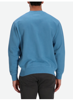 c.p.company sweater mansweatshirts crew neck in brushed emerized diagonal fleece - 19cmss718b006372r 815