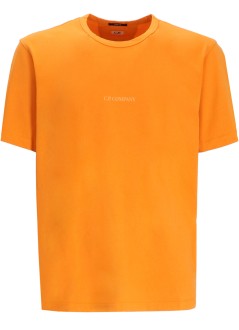 c.p.company t-shirt mant-shirts short sleeve in jersey 24/1 resist dyed - 19cmts727a005431r 434