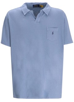 polo ralph lauren polo manssjohnnym10-short sleeve-polo shirt - 710964512010 channel blue