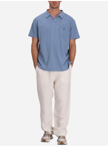 polo ralph lauren polo manssjohnnym10-short sleeve-polo shirt - 710964512010 channel blue 2