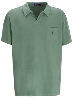 polo ralph lauren polo manssjohnnym10-short sleeve-polo shirt - 710964512008 fatigue