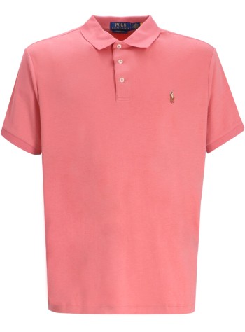 polo ralph lauren polo mansskccmslmm1-short sleeve-knit - 710704319171 desert rose