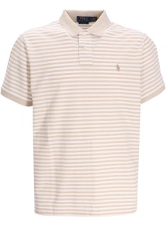 polo ralph lauren polo mansskccmslm12-short sleeve-polo shirt - 710974596003 classic khaki white