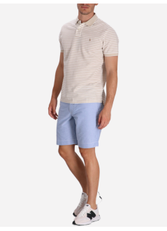polo ralph lauren polo mansskccmslm12-short sleeve-polo shirt - 710974596003 classic khaki white