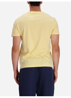 polo ralph lauren t-shirt mansscncmslm2-short sleeve-t-shirt - 710671438435 wicket yellow c7952