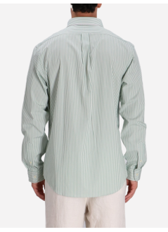 polo ralph lauren shirt mancubdppcs-long sleeve-sport shirt - 710929346019 6779g granite green white