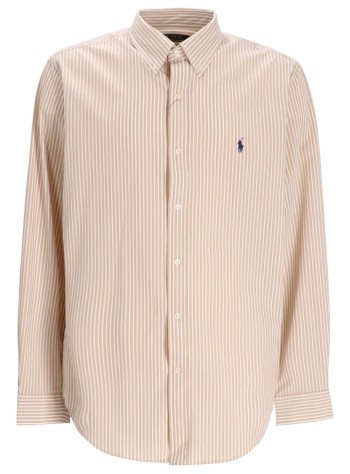 polo ralph lauren camiseria hombre cubdppcs-long sleeve-sport shirt - 710929346020 6779i coastal beige white