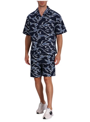 kenzo pantalon corto hombre kenzo ocean camo elasticated short - ff65sh5029s1 77 2