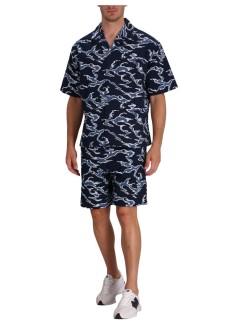kenzo pantalon corto hombre kenzo ocean camo elasticated short - ff65sh5029s1 77