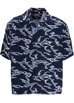 kenzo camiseria hombre kenzo ocean camo hawaiian short sleeve shirt - ff65ch1329s1 77