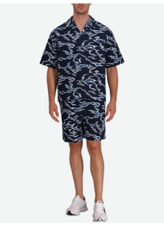 kenzo camiseria hombre kenzo ocean camo hawaiian short sleeve shirt - ff65ch1329s1 77