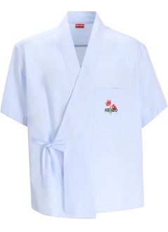 kenzo shirt mankenzo archive bouquet kimono short sleeve shirt