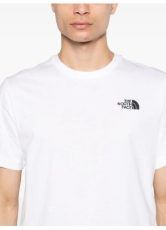 the north face camiseta hombre m ss box nse tee (logo rojo) - nf0a87npfn41 fn41