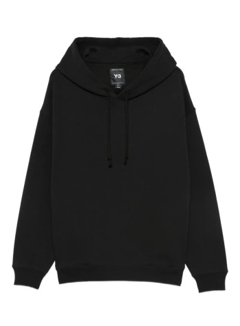 y3 sweater many-3 graphic hoodie - jx4748 black
