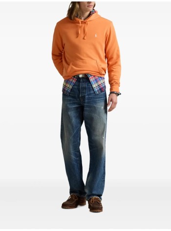 polo ralph lauren sweater manlspohoodm2-long sleevesweatshirt - 710916690036 bedford orange 2