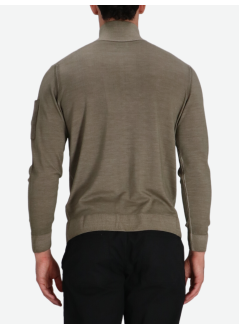 c.p.company knitwear manknitwear polo collar in fast dyed merinos - 19cmkn025a003247f 356