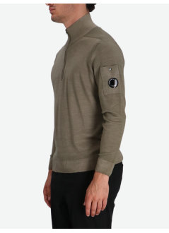 c.p.company knitwear manknitwear polo collar in fast dyed merinos - 19cmkn025a003247f 356