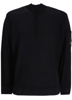 c.p.company knitwear manknitwear polo collar in fast dyed merinos - 19cmkn025a003247f 888