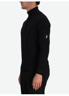 c.p.company knitwear manknitwear polo collar in fast dyed merinos - 19cmkn025a003247f 888