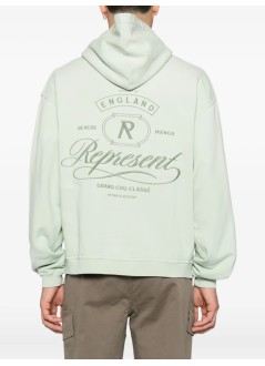 represent sweater mangran cru classe hoodie - mlm100278 washed sage