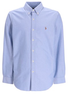 polo ralph lauren camiseria hombre cubdppcs-long sleeve-sport shirt - 710792041002 blue