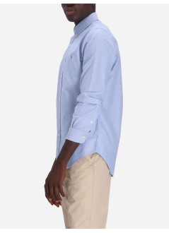 polo ralph lauren camiseria hombre cubdppcs-long sleeve-sport shirt - 710792041002 blue