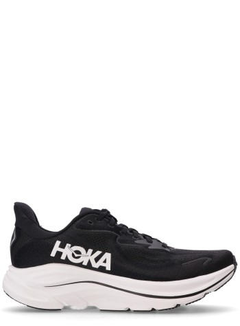 hoka one one sneaker hombre clifton 10 - 1162030 black white