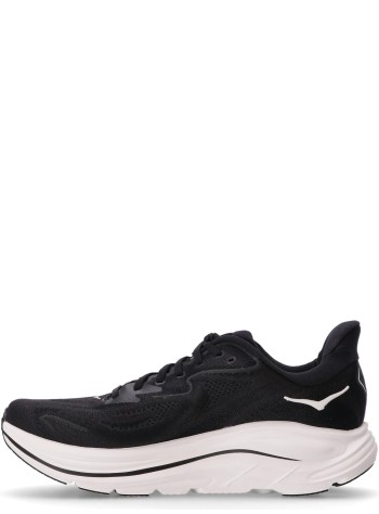 hoka one one sneaker hombre clifton 10 - 1162030 black white 2