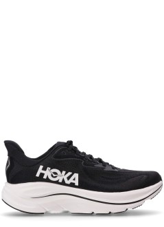 hoka one one sneaker manclifton 10 wide - 1162032 black white