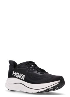 hoka one one sneaker manclifton 10 wide - 1162032 black white