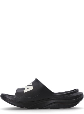 hoka one one playa hombre ora atlethic  slide - 1155154 black white 2