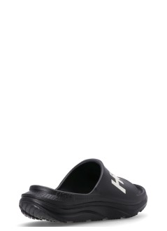 hoka one one beach manora atlethic  slide - 1155154 black white