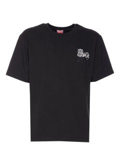kenzo camiseta hombre gots kenzo happy tiger embroidered classic t-shirt - ff65ts2554si 99j