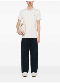 polo ralph lauren polo mansskccmsl-short sleeve-knit - 710713130002 state heather